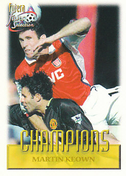 Martin Keown Arsenal 1999 Futera Fans' Selection #76